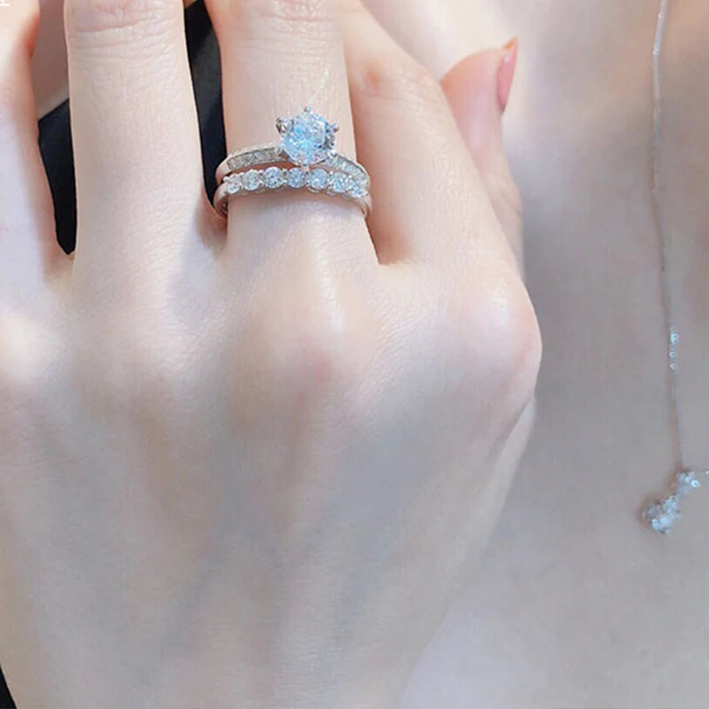 Eternal Love D Color Moissanite Ring