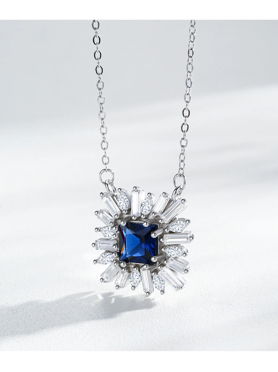 Blue Zircon Bridal Set