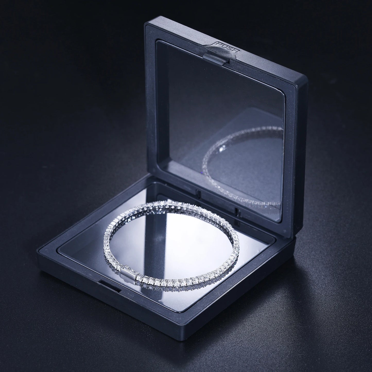 D VVS Moissanite Chain Bracelet - 6/7/8/9 Inch Options