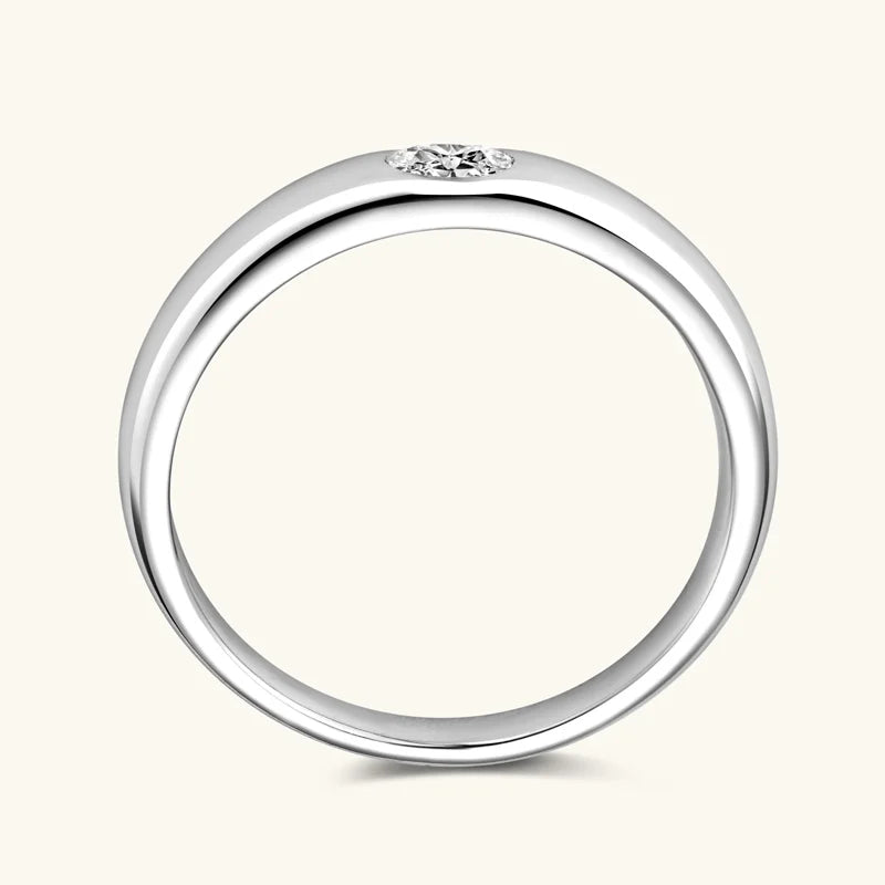 Glistening Oval Cut Eternity Ring