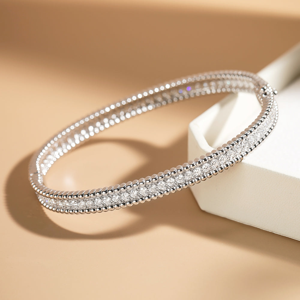 Radiant Elegance Moissanite Tennis Bracelet