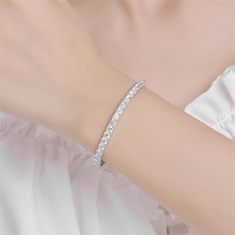 Gilded Grace Moissanite Bracelet