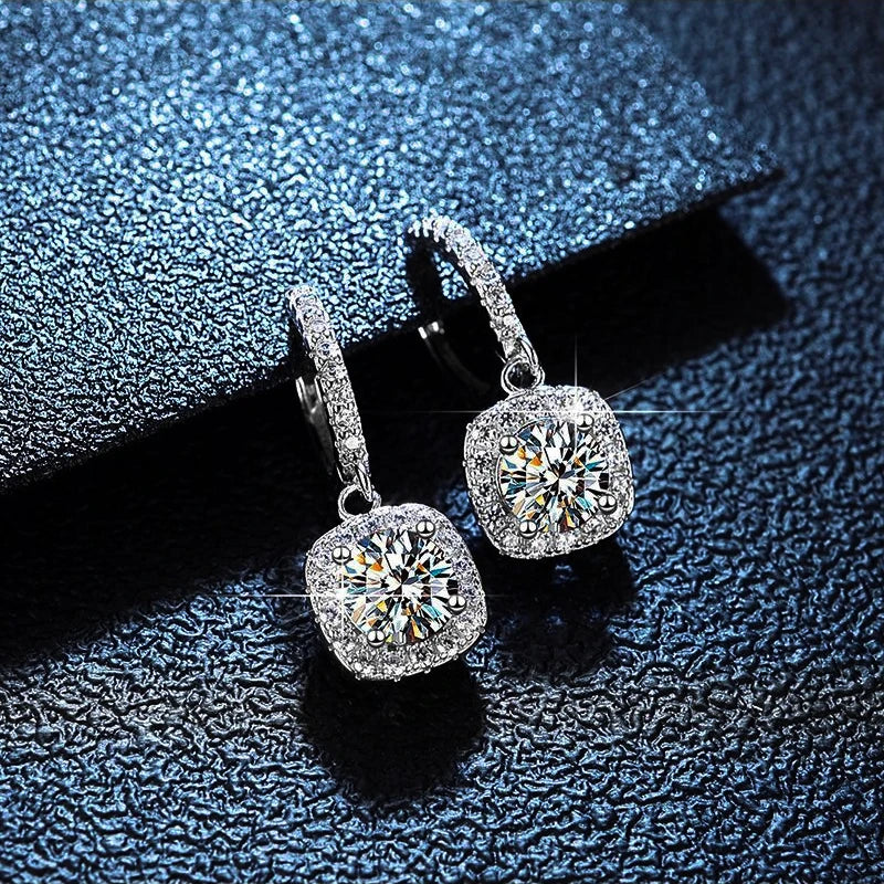 Glamorous Engagement Moissanite Earrings