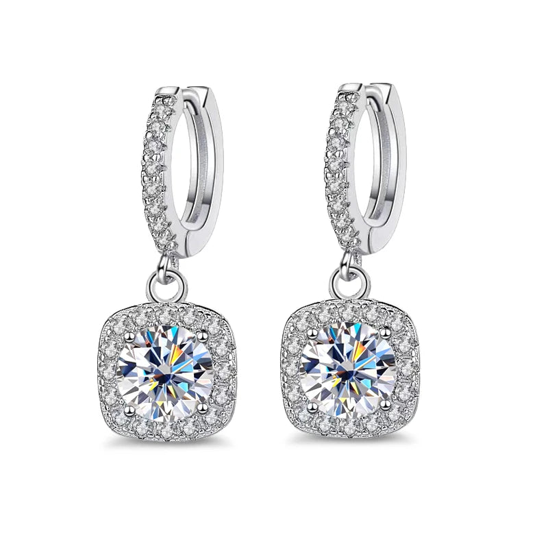 Glamorous Engagement Moissanite Earrings