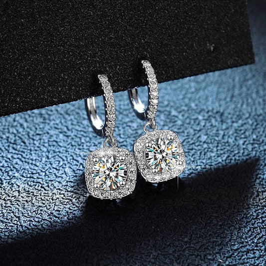 Glamorous Engagement Moissanite Earrings