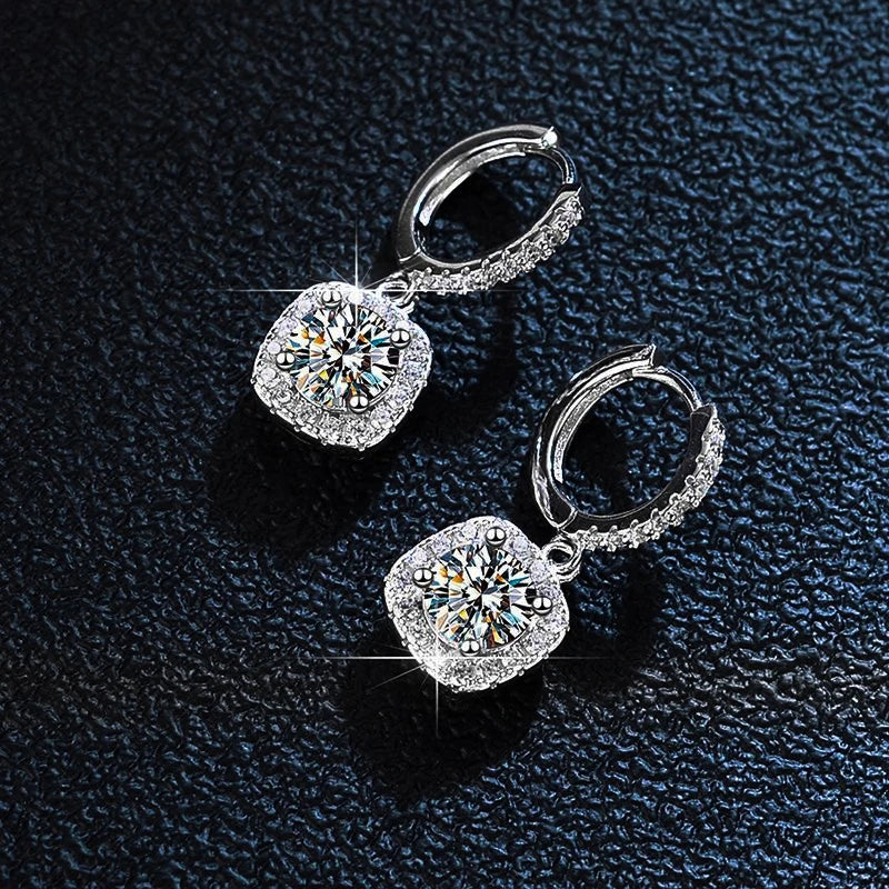 Glamorous Engagement Moissanite Earrings