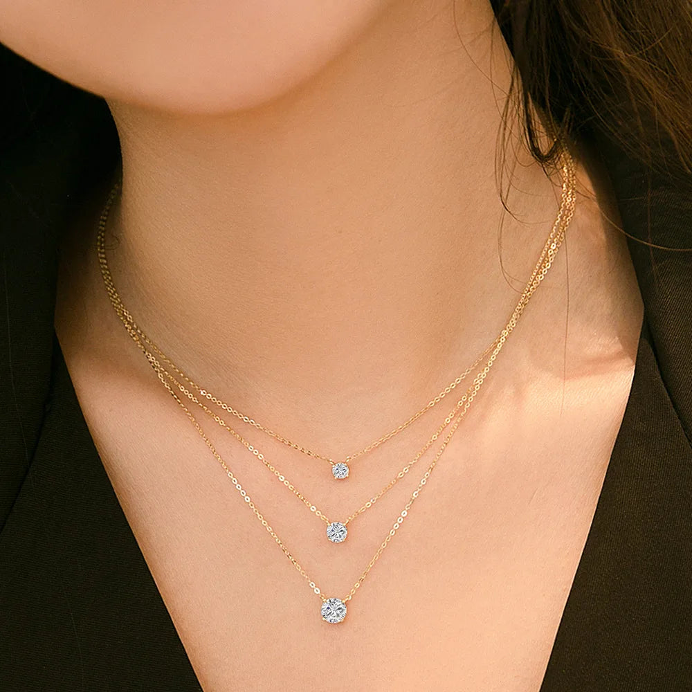 Eternal Radiance Moissanite Pendant