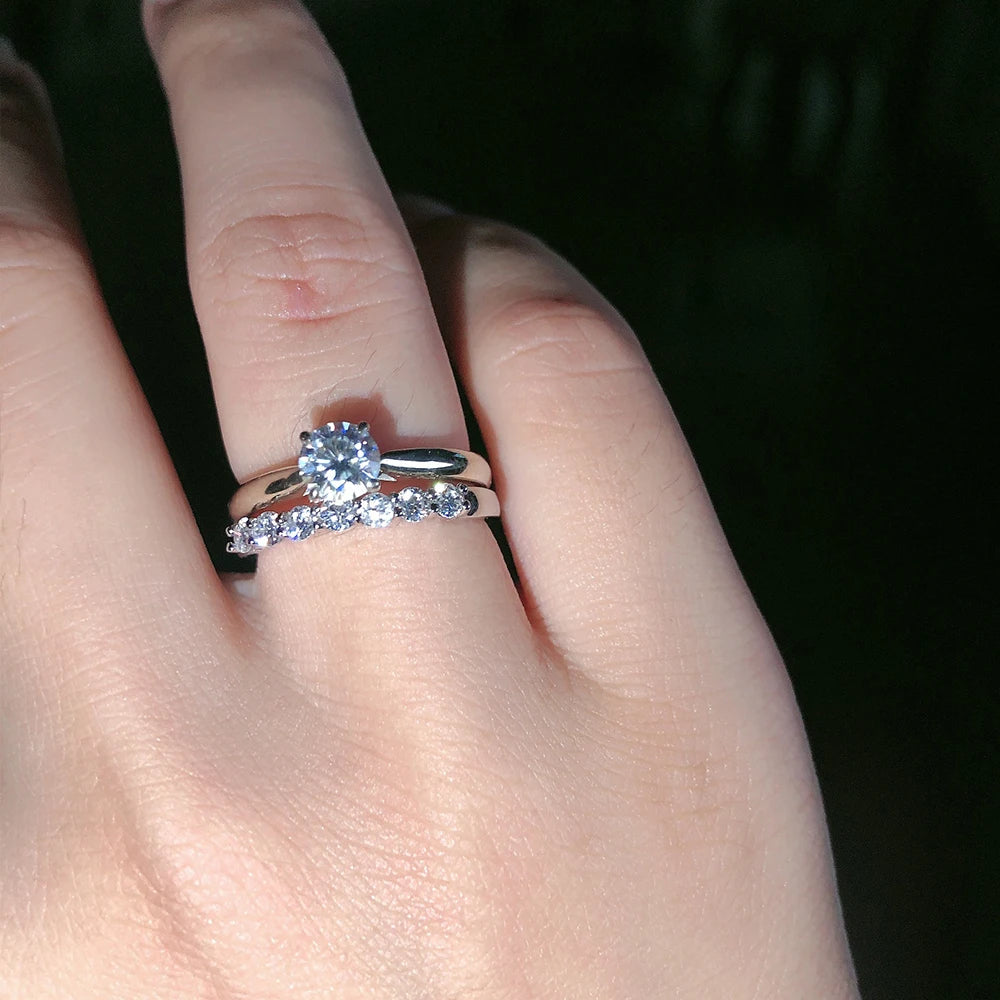 Eternal Love D Color Moissanite Ring