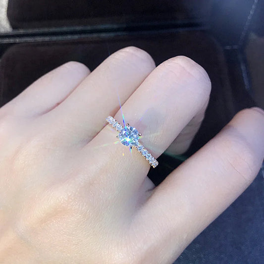 AAA Zircon Charming Finger Ring