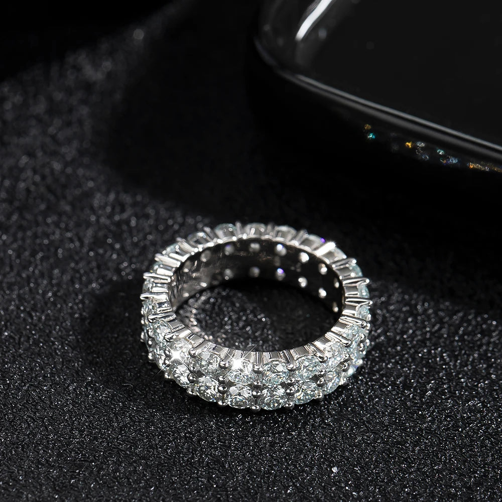 Statement 3mm Moissanite Ring