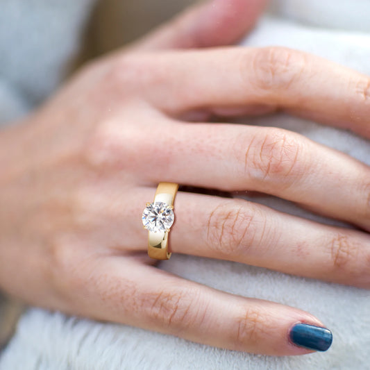 Moissanite Bliss Engagement Ring