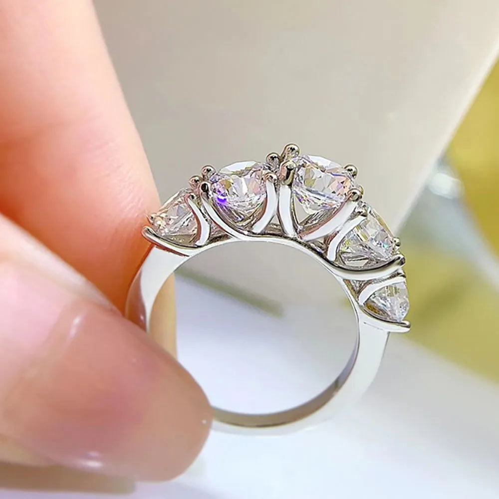 Radiant Gemstone Bridal Ring