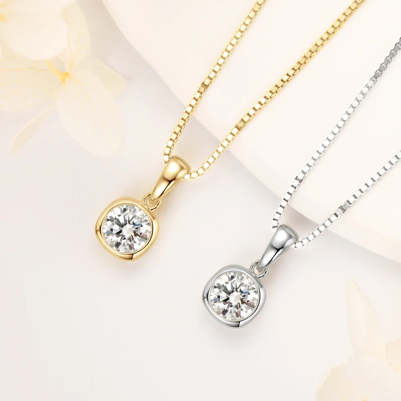Celestial Sparkle Moissanite Necklace