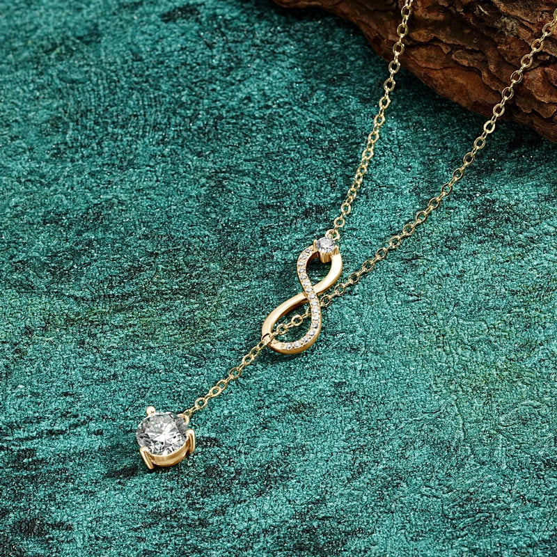 Eternal Infinity Moissanite Necklace