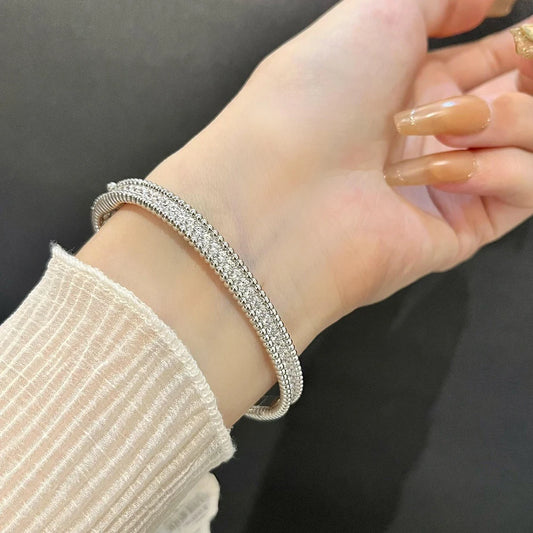 Radiant Elegance Moissanite Tennis Bracelet