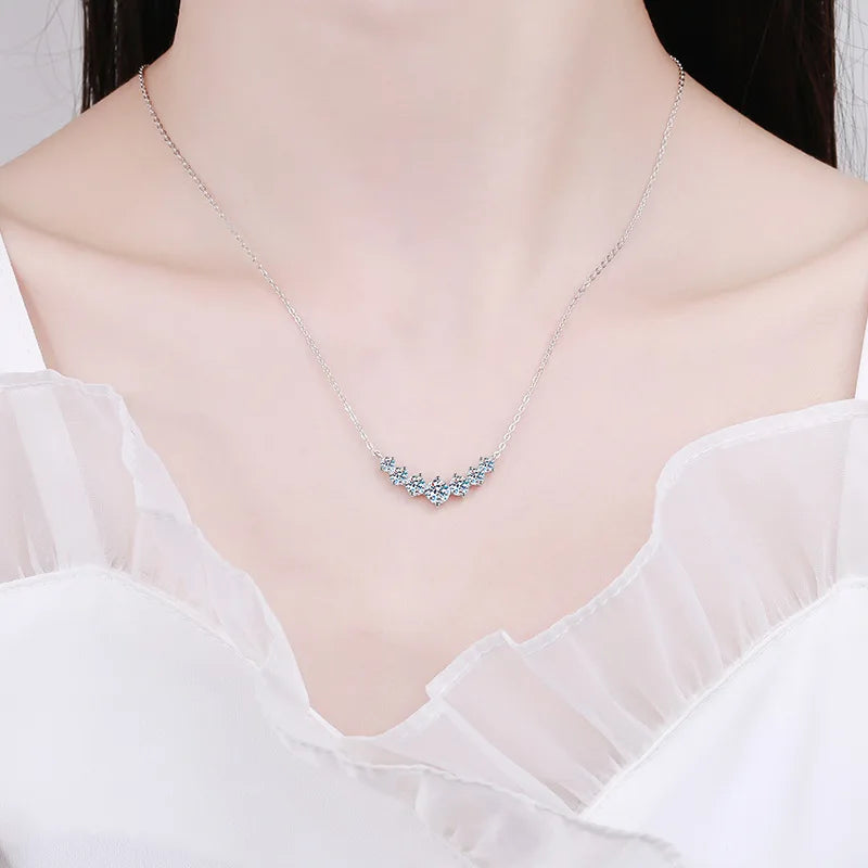 Radiant Elegance Moissanite Necklace
