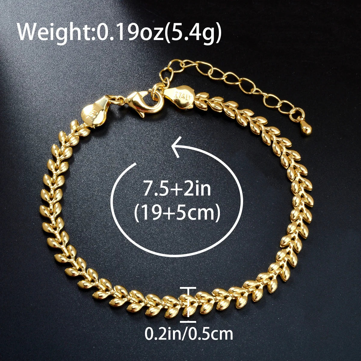 Dazzling 18K Gold Plated Bracelet