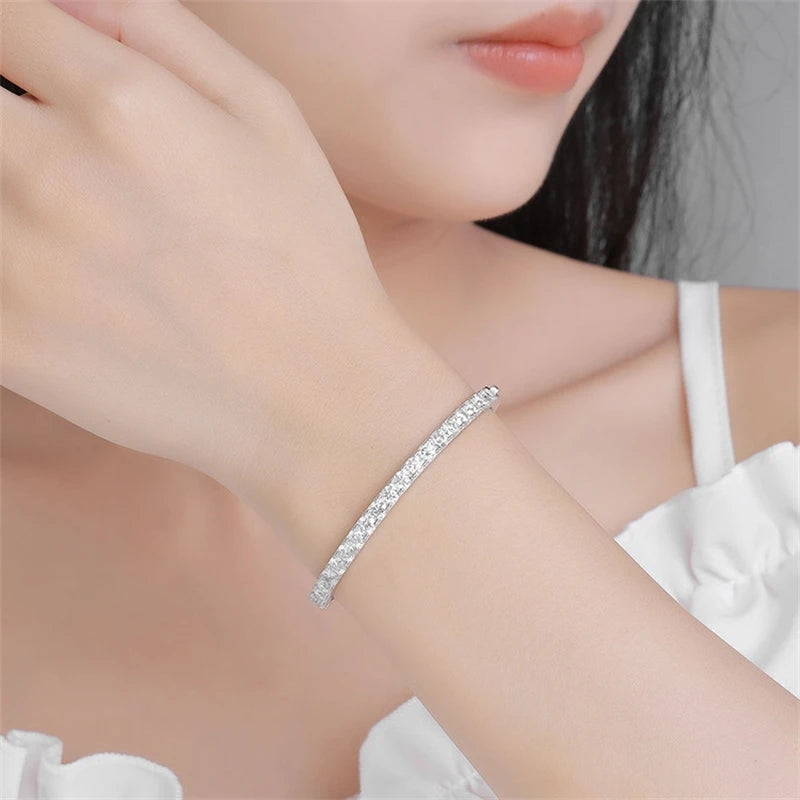 Gilded Grace Moissanite Bracelet