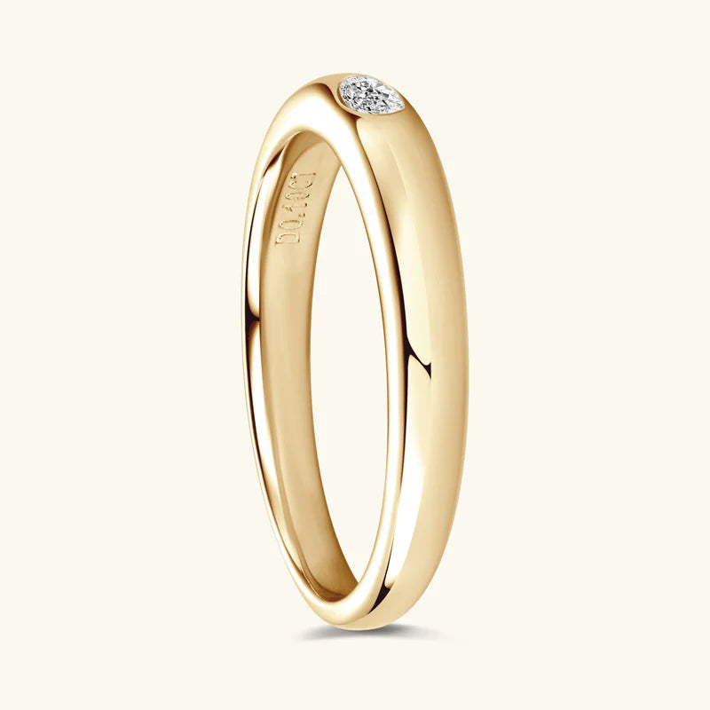 Glistening Oval Cut Eternity Ring