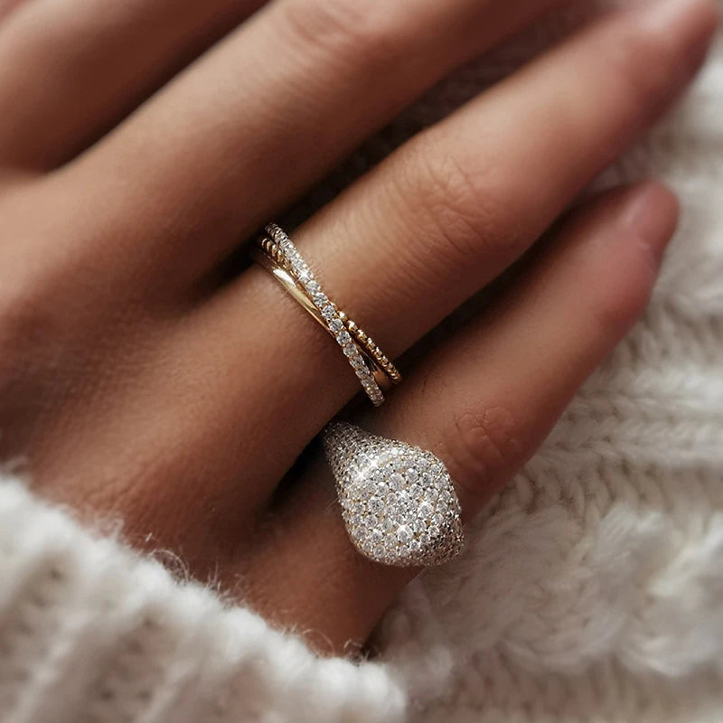 Eternal Sparkle Sterling Ring