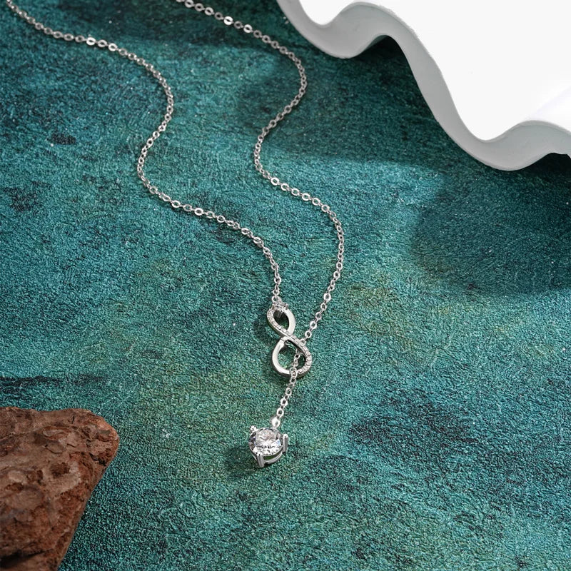 Eternal Infinity Moissanite Necklace