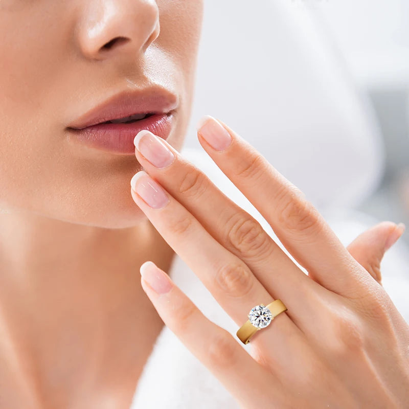 Moissanite Bliss Engagement Ring