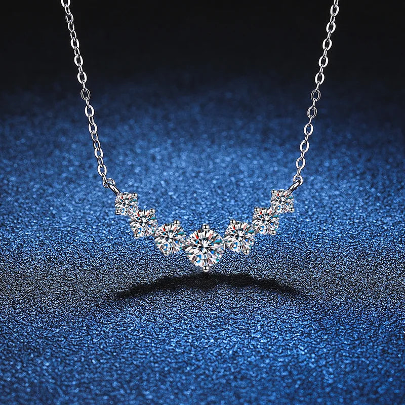 Radiant Elegance Moissanite Necklace