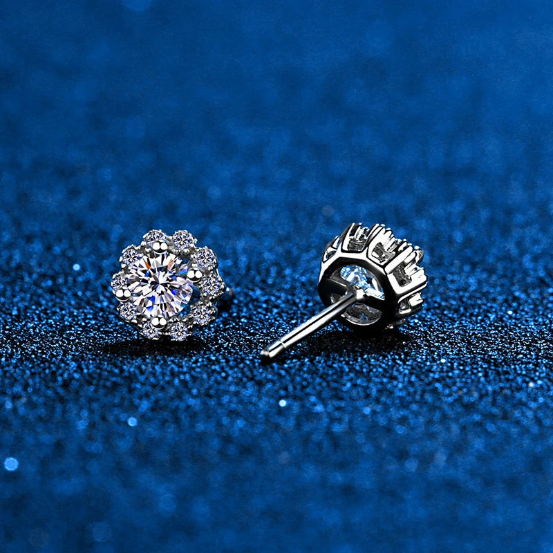 Halo Petals VVS Moissanite Jewelry Collection