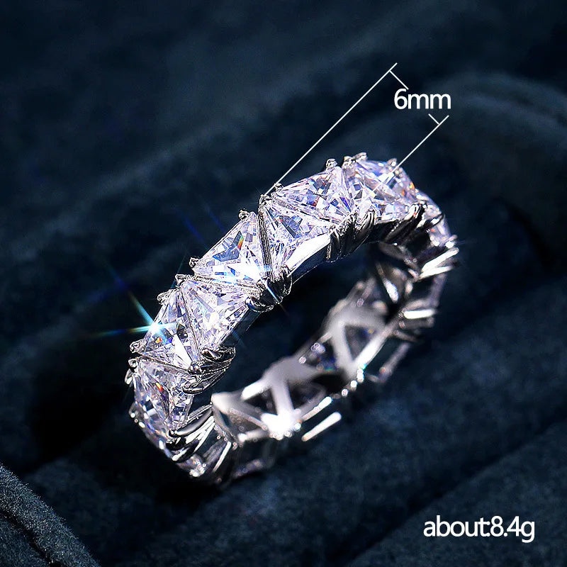 Dazzling AAA Zircon Engagement Ring