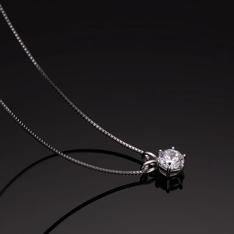 Radiant 1-Carat Moissanite Pendant