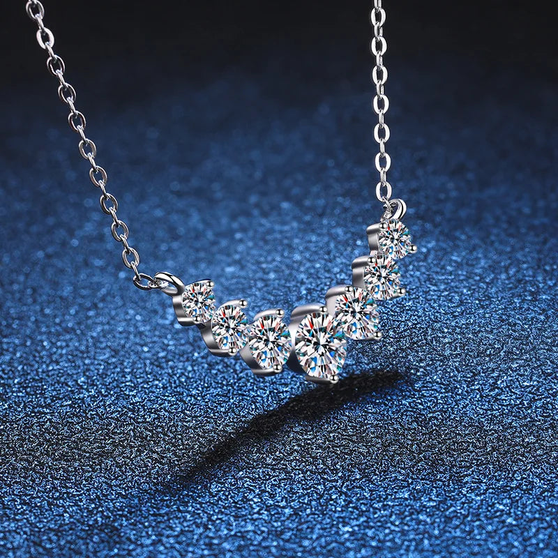 Radiant Elegance Moissanite Necklace