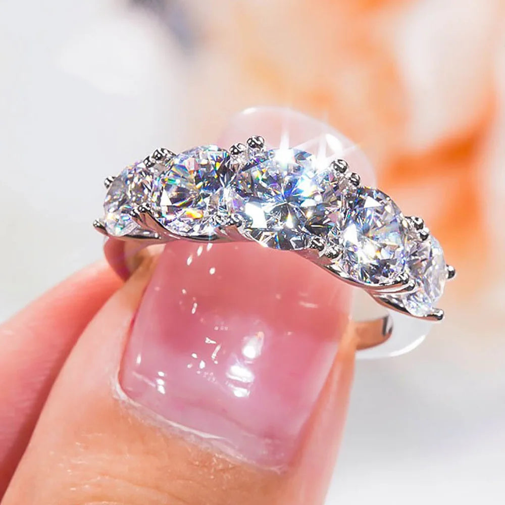 Radiant Gemstone Bridal Ring