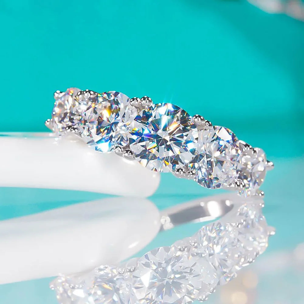 Radiant Gemstone Bridal Ring