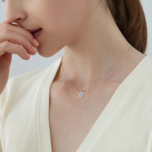 Radiant 1-Carat Moissanite Pendant