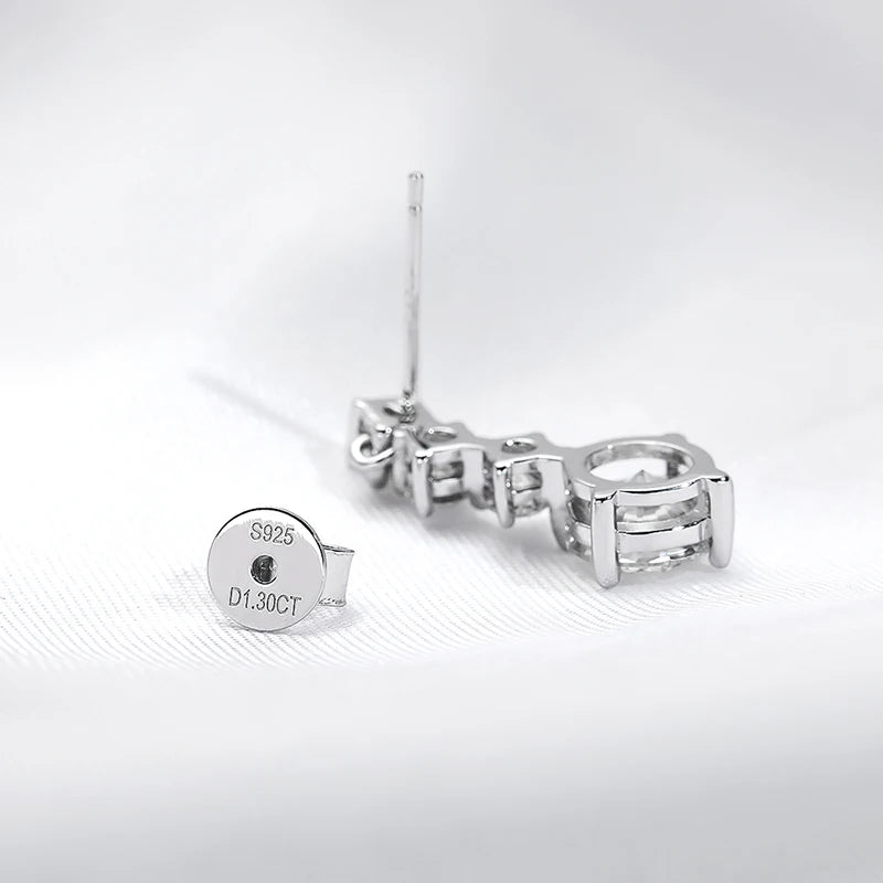 Classic Four Claws Moissanite Earrings