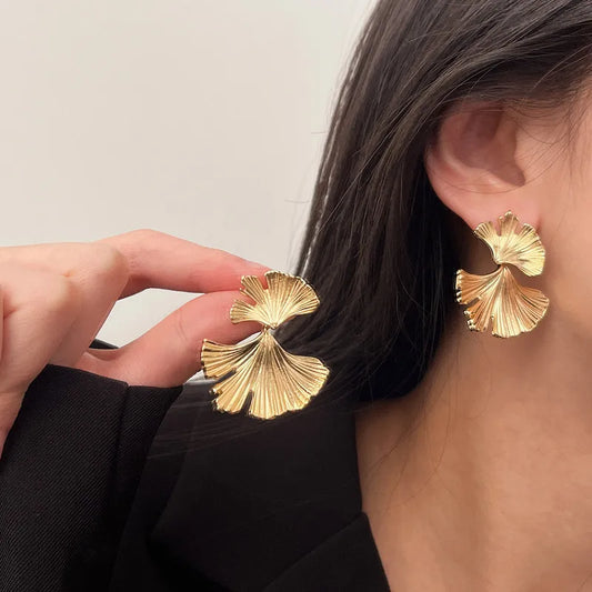 Ginkgo Whisper Earrings